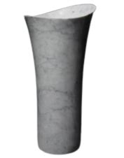 Stone basin-Ecm-Indian Carrara 107 - Pedestal Stone Basin – Eceramall