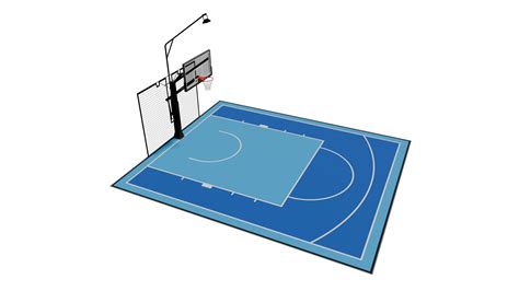 Gids voor de afmetingen en indeling van een compact basketbalveld ...