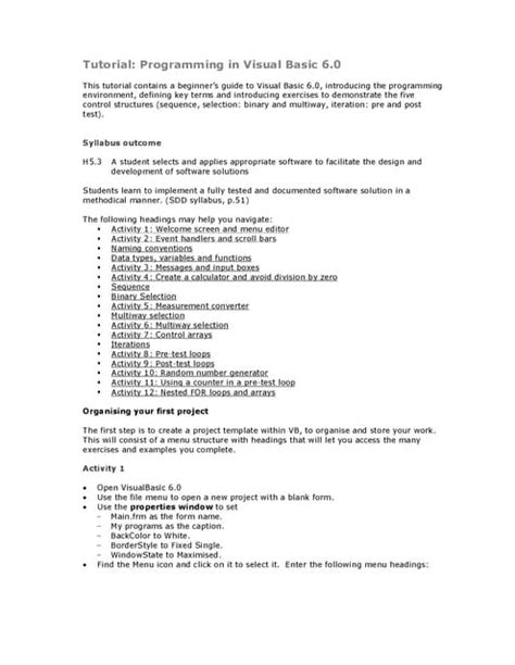 Image result for Visual Basic Documentation