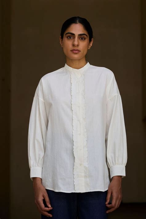 Ryuk Handwoven Embroidered Shirt – The Summer House