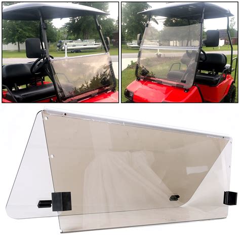 ECOTRIC Tinted Windshield Compatible with 2000.5 to Current Club Car DS ...