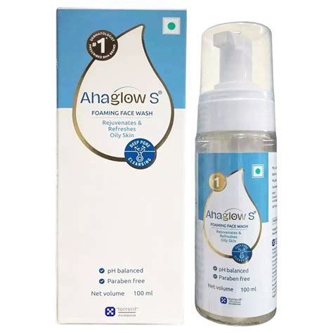 Buy Ahaglow S Foaming Face Wash 100 ml | 19 Minutes Delivery | Apollo ...