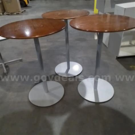 Lot of Bar Stool Tables (3) "JM" | GovDeals