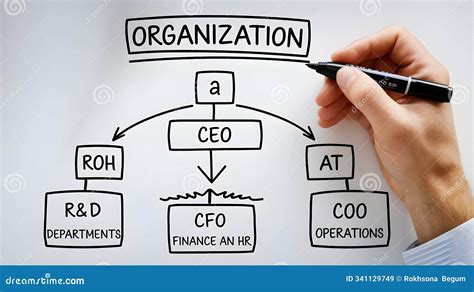 Drawing Example of an Organization Structure 的图像结果