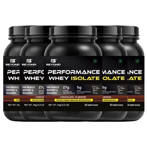 Beyond Fitness 100% Whey Protein Powder - Post Workout Whey Protein ...