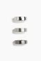 3-pack rings - Silver-coloured - Men | H&M IN