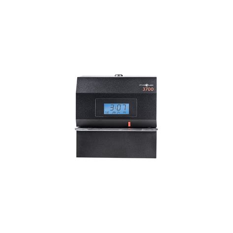Pyramid Time Systems Pyramid Punch Card Time Clock System Black (3700 ...