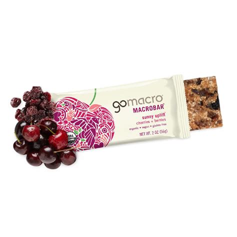 GoMacro GoMacro Cherry & Berry Bar - Organic