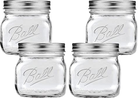 Amazon.com: Ball Collection Elite Wide Mount 16Oz Pint Jars (Pack of 4 ...