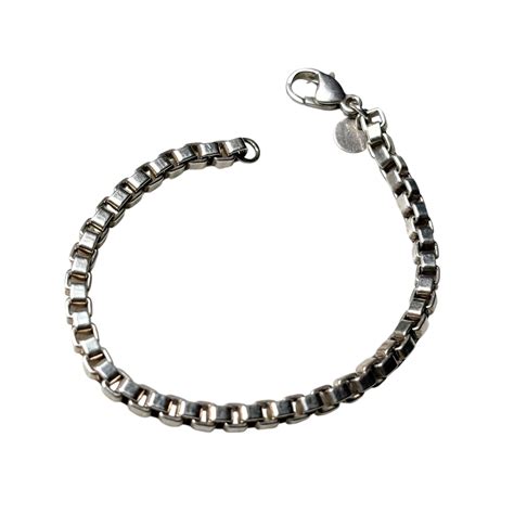 vintage TIFFANY silver Venetian chain bracelet | NOIR ONLINE