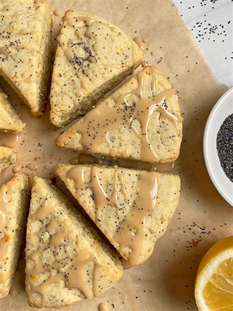 Healthy Lemon Poppy Seed Scones (Gluten Free) - Bake It Paleo