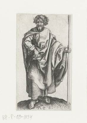 Apostle Thomas. 1470-1490 Paper Print - Art & Paintings posters in ...
