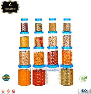 Three flower LRT Plastic Grocery Container - 1500 ml Price in India ...