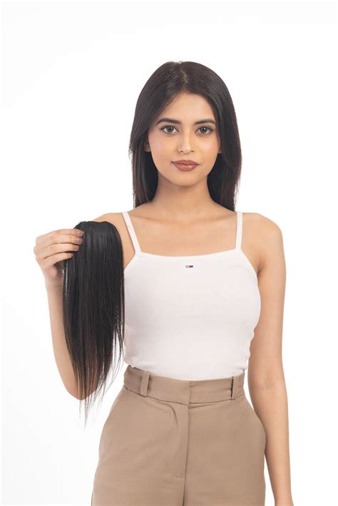 1 Clip Invisible Patch Dark Brown – HairJoy