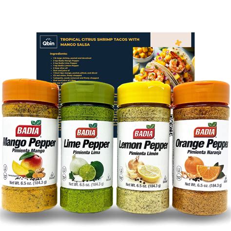Badia Mango Citrus Pepper Bundle - Zesty Seasoning Collection - Mango ...