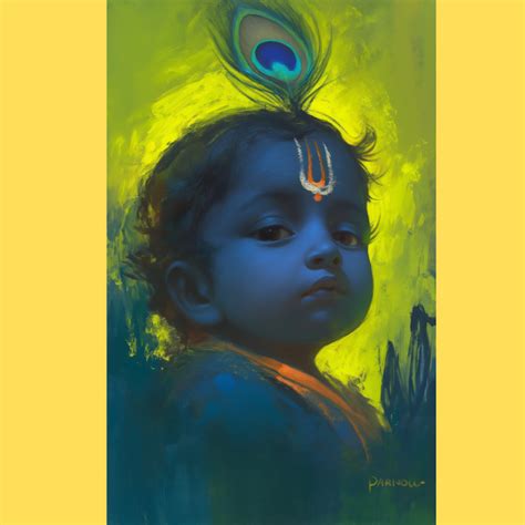 Divine Digital Art of Lord Krishna: High-Resolution Spiritual Artwork ...