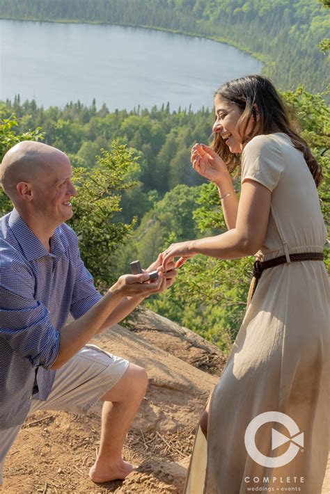 Adam + Nicole: Surprise Lutsen Proposal - She Said "Yes!" | Complete ...