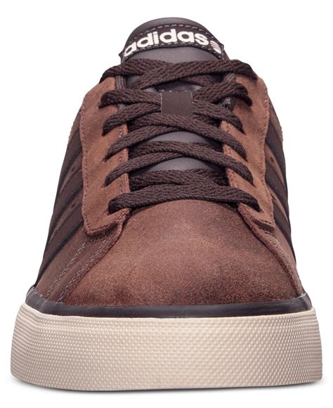 adidas Men'S Se Daily Vulc Casual Sneakers From Finish Line in Brown ...