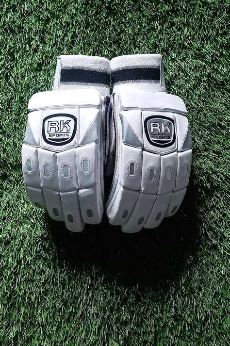 Buy RK KAIME SPORTS Cricket Batting Hand Gloves Club Men's (White ...