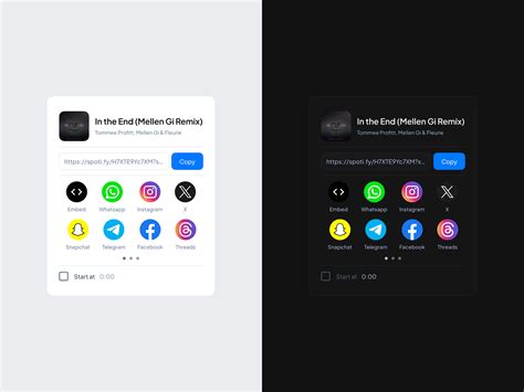 Daily UI #010 - Social Share UI by Prathamesh Pawar on Dribbble