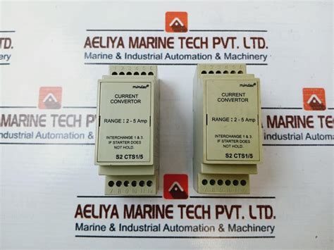 Minilec S2 Cts1/5 Motor / Pump Protection Relays – Aeliya Marine Tech