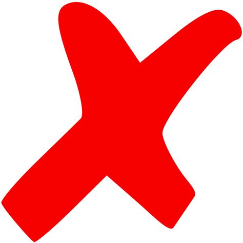 Red X Clip Art