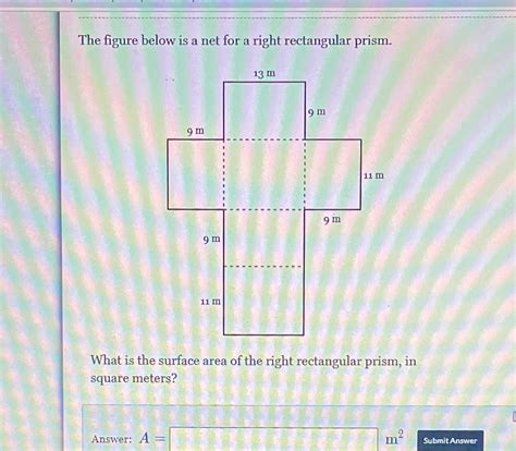 Image result for Net for a Right Rectangular Prism