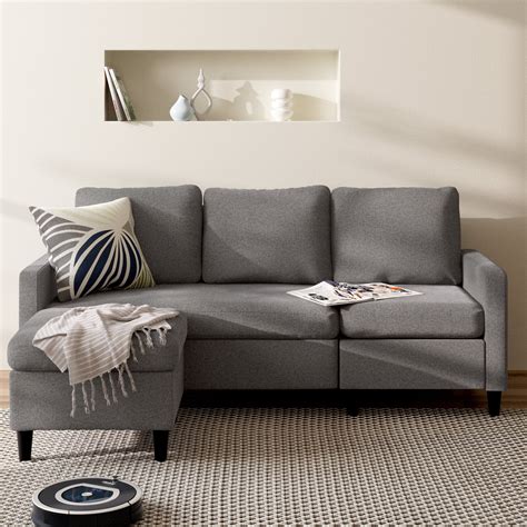 Sectional Sofa Gray
