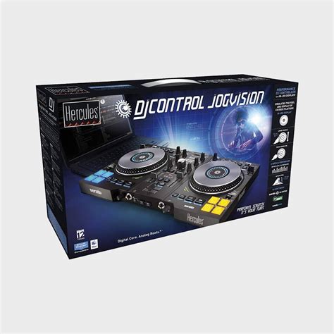 Hercules Djcontrol Jogvision 2-Channel USB DJ Controller with Animated ...