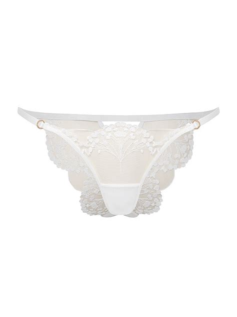 Bluebella Embroidered Sheer Mesh Brief | Saks Fifth Avenue