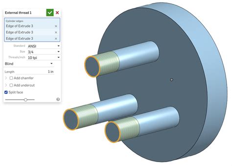 External Threads SolidWorks 的图像结果