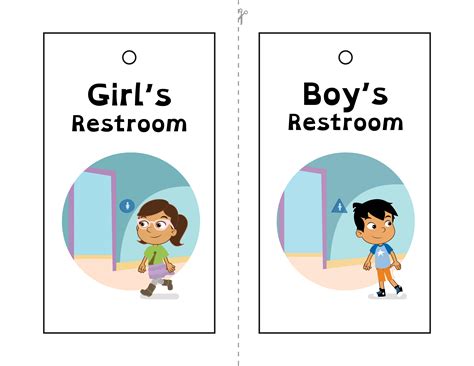 Printable Restroom Passes | Bathroom pass, Restroom pass, Classroom passes