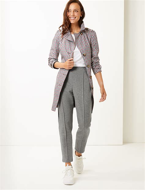 Buy High Waist Ankle Grazer Joggers at Marks & Spencer