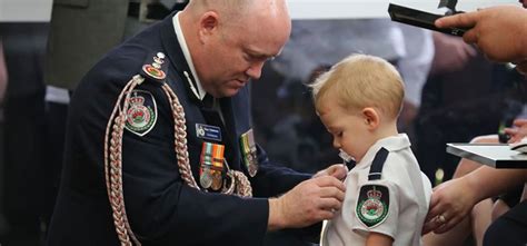 1YO Boy Receives Medal Of Honour On Behalf Of His Father Who Died ...