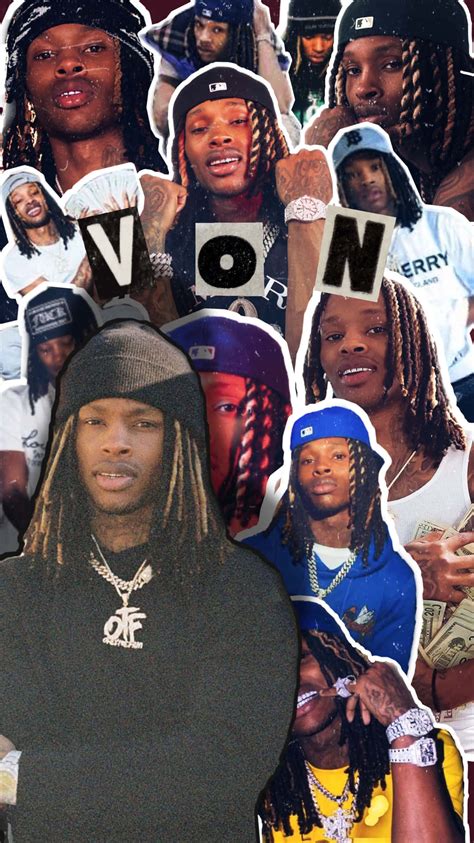 Download King Von - Rising Star in the Rap World | Wallpapers.com