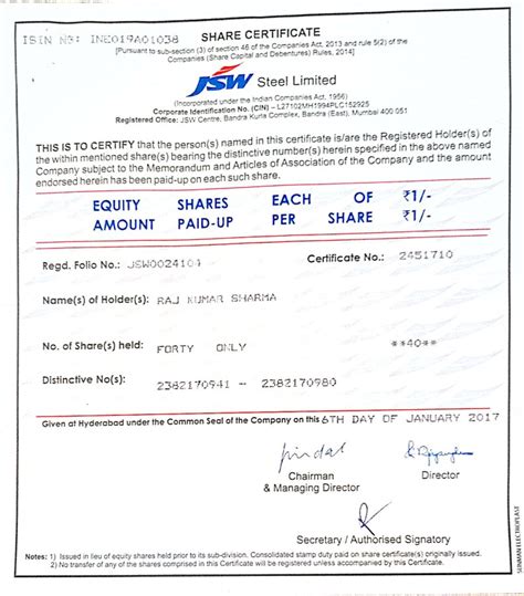 Gita Steel Furniture — Jsw steel share not clearing in demat account