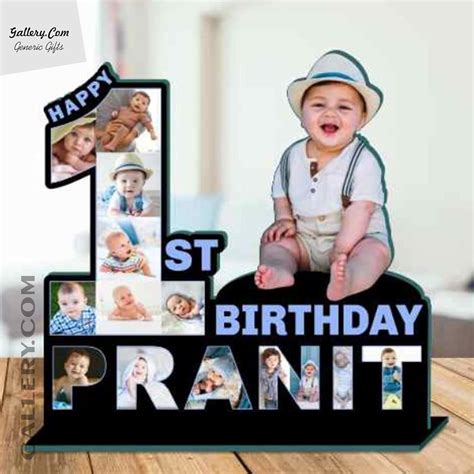 Galery.com| Customized Kids 1st/2nd Birthday Table top Frame with name ...