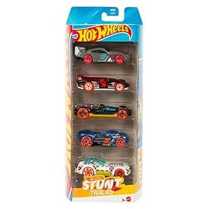 Hot Wheels Car 2026 Stunt Tracks Pack of 5 (Pilediver, Retro Active ...