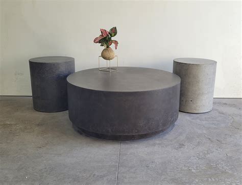 Coffee Table Round Concrete: Modern Design with Timeless Durability