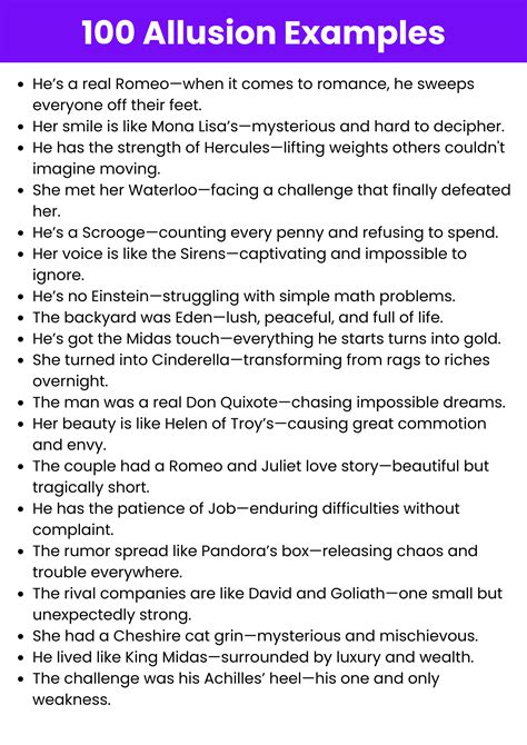 100+ Allusion Examples