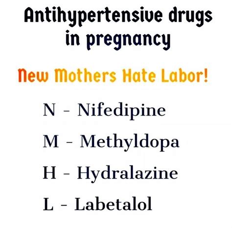HTN medications In pregnancy mnemonic. | Dr.Ahmed Khalil