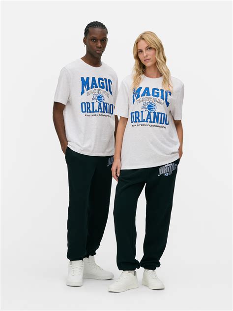 Men's;Women's;Unisex Gray Heather NBA Orlando Magic T-Shirt | Primark