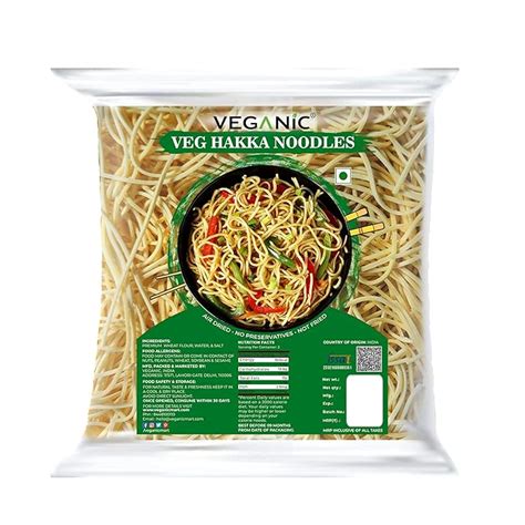 Veganic Hakka Noodles | Veg Chowmein Masala Maggie | Chowmin Noodle ...