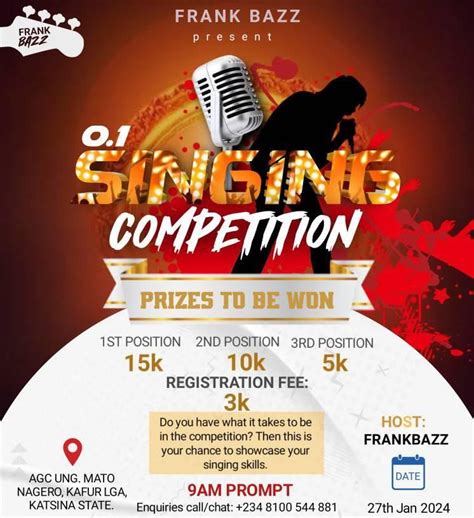 Frank Bazz Singing/Music Competition, Kafur Local Government, Minna ...