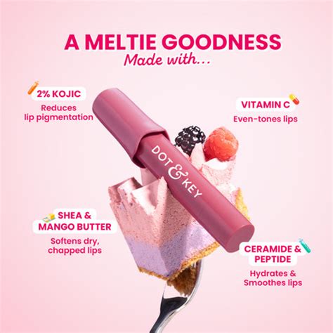 Dot & Key Meltie Lip Balm SPF 50+ PA+++, Berry Crumble Berry - Price in ...