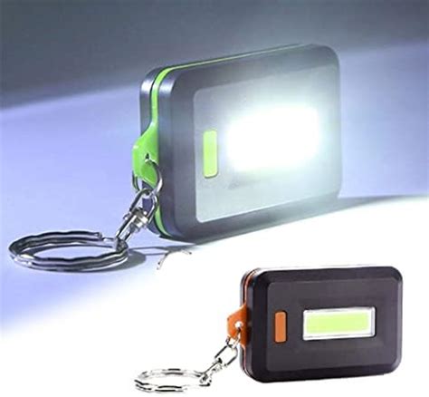 AUGEN Portable Mini COB LED Keychain Flashlight Outdoor Camping ...