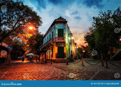 Public Square in La Boca, Buenos Aires, Argentina. Taken during Stock ...