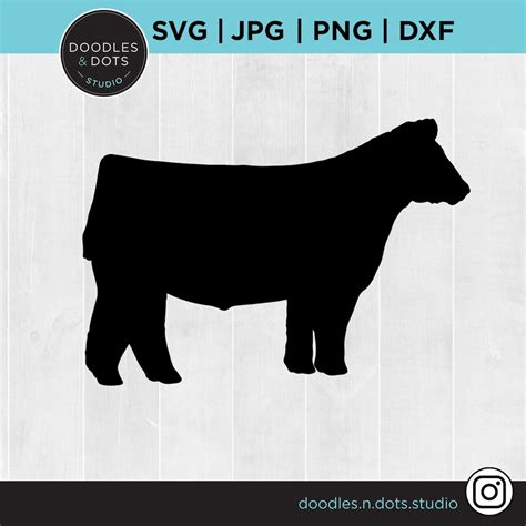 Steer Clipart Black And White – Black Steer Clipart Images – WIYOI