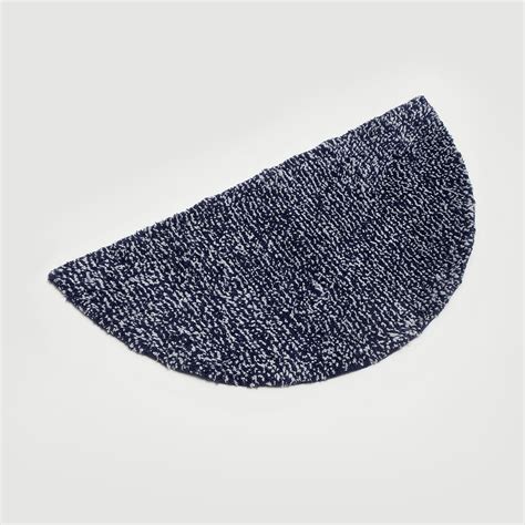 Buy Pristine Solid Single Pc. Mat - 80 cmL x 80 cmW - Polyester - Blue ...