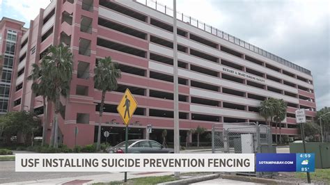 USF install suicide prevention fencing on parking garages | wtsp.com